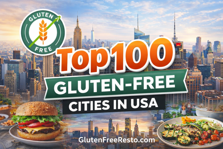 Top 100 gluten-free cities in the USA