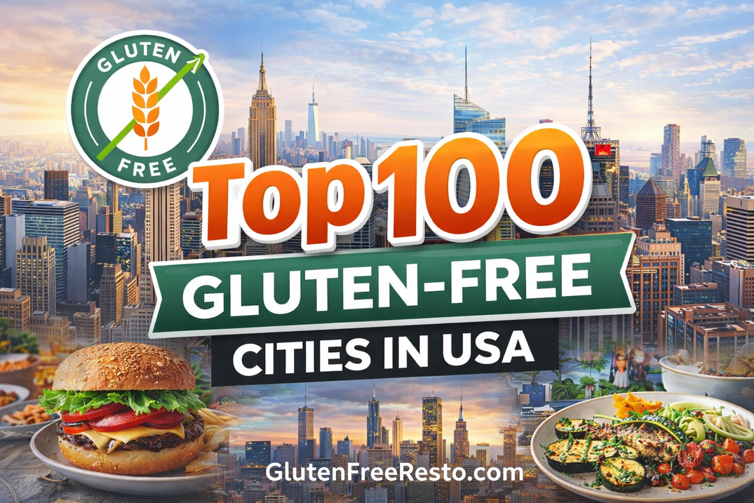 Top 100 gluten-free cities in the USA
